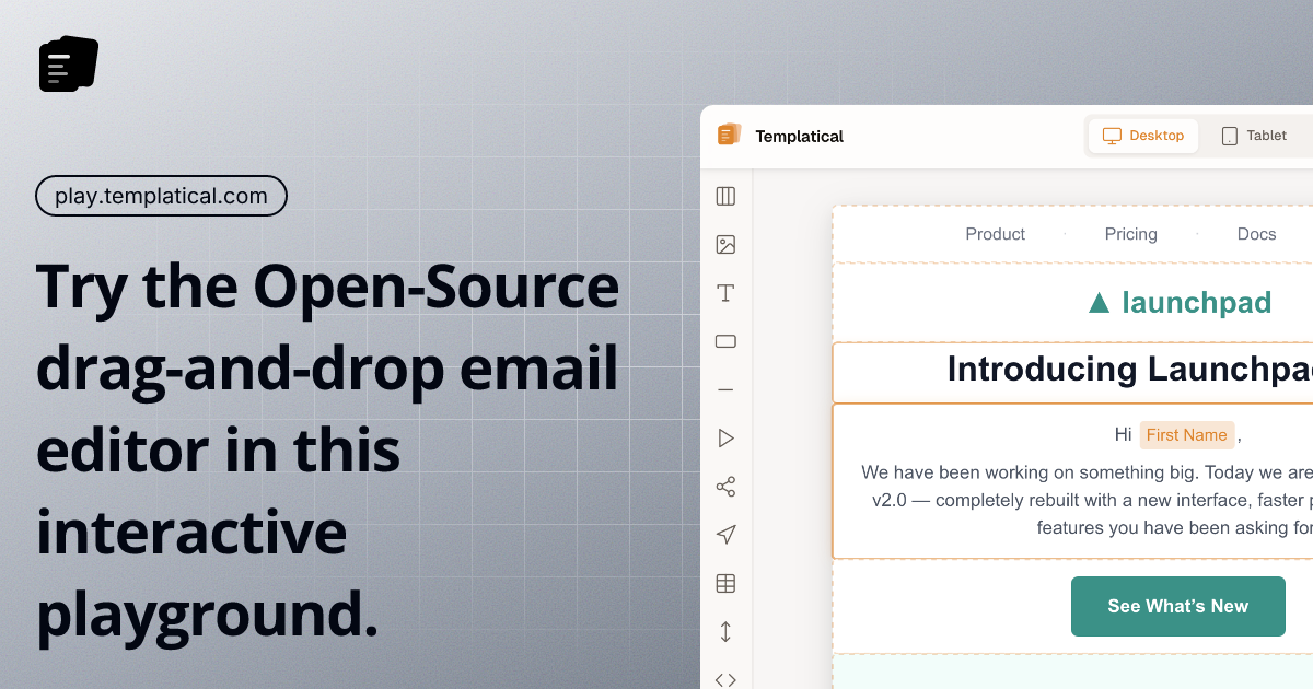 Show HN: I built an open-source email builder, alternative to Beefree/Unlayer